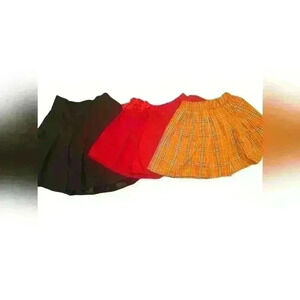 Toddler pleated skirt bundle of 3